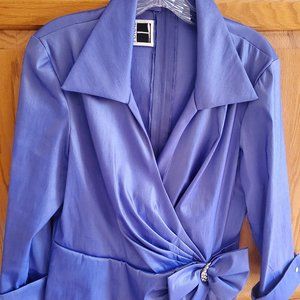 Tadashi Shoji Purple Evening Top  Size 14